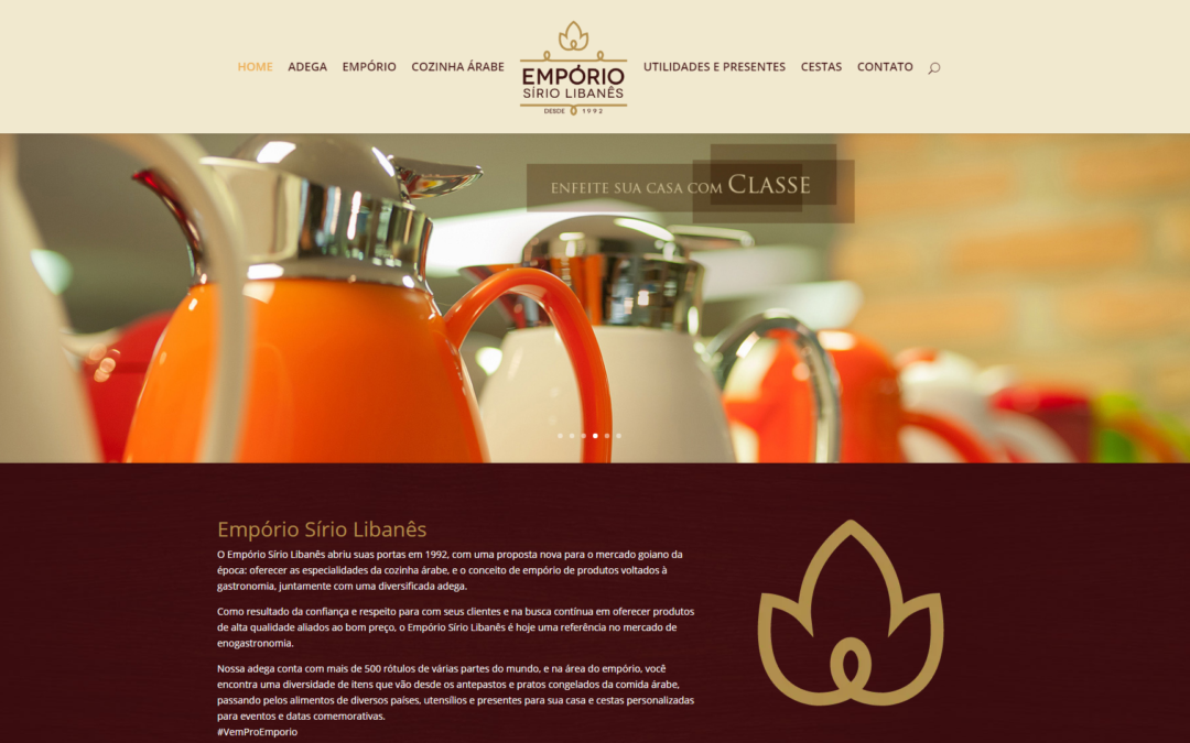 Site – Empório Sírio Libanês – Online