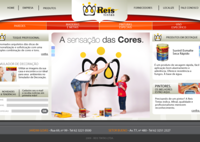 Site – Reis Tintas – Offline