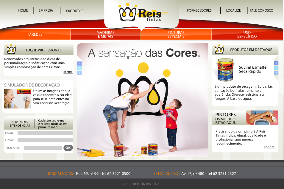 Site – Reis Tintas – Offline