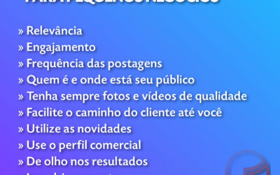 DICAS BÁSICAS DE  REDES SOCIAIS PARA  PEQUENOS NEGÓCIOS